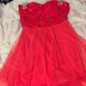 Strapless semi dress